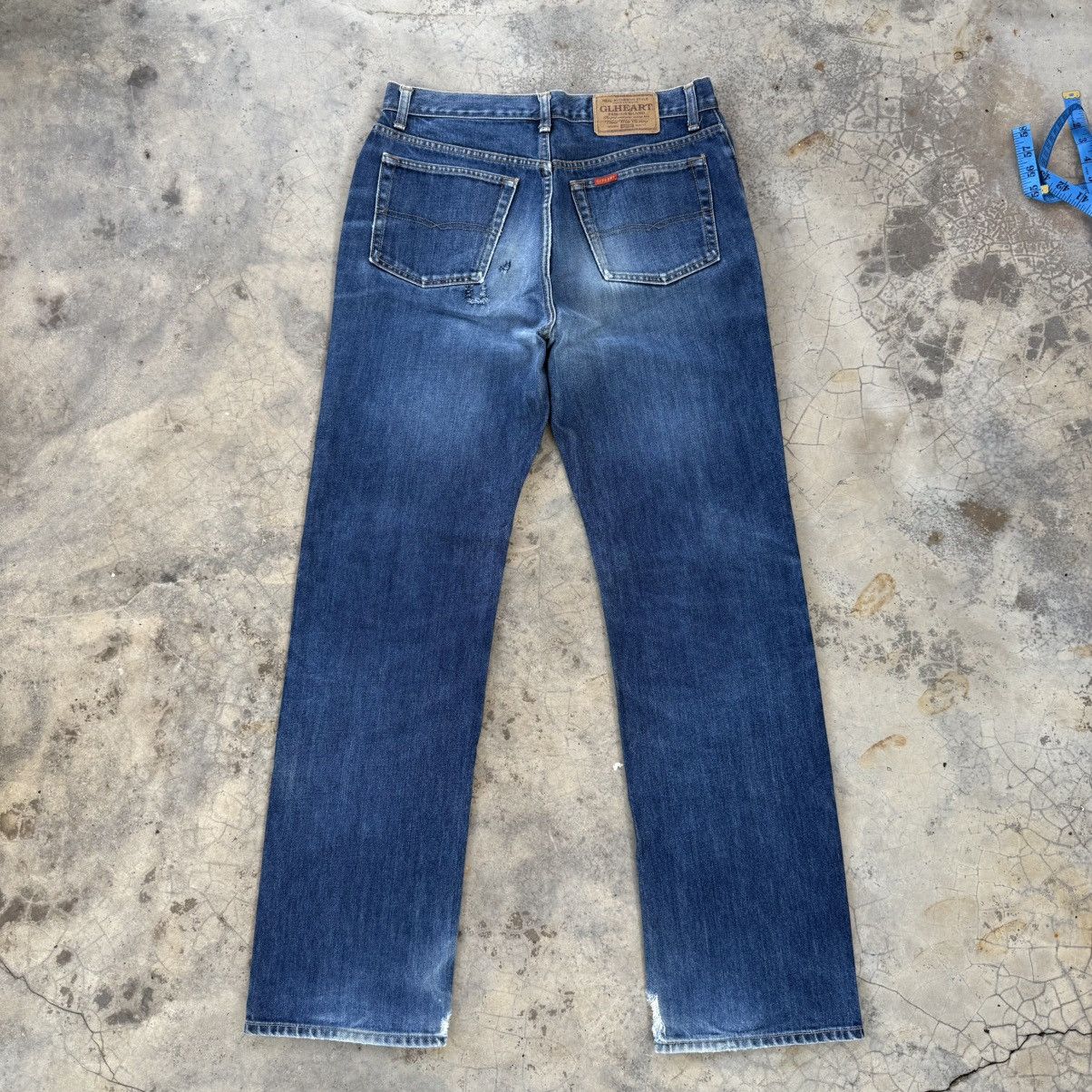 Japanese Brand × Jean × Vintage VINATGE GL HEART FADED JEANS DENIM PANTS Size US 32 / EU 48 - 1 Thumbnail