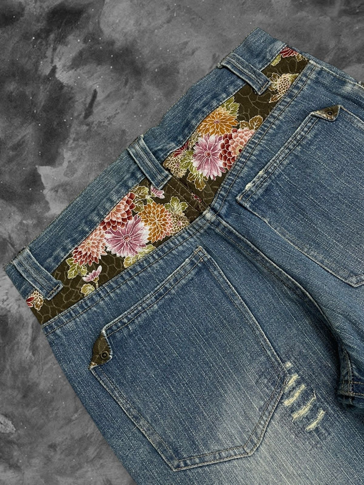 Hysteric Glamour Vintage Icon Designer Japan GuruGumu Traditional Denim Style Size US 30 / EU 46 - 14 Thumbnail