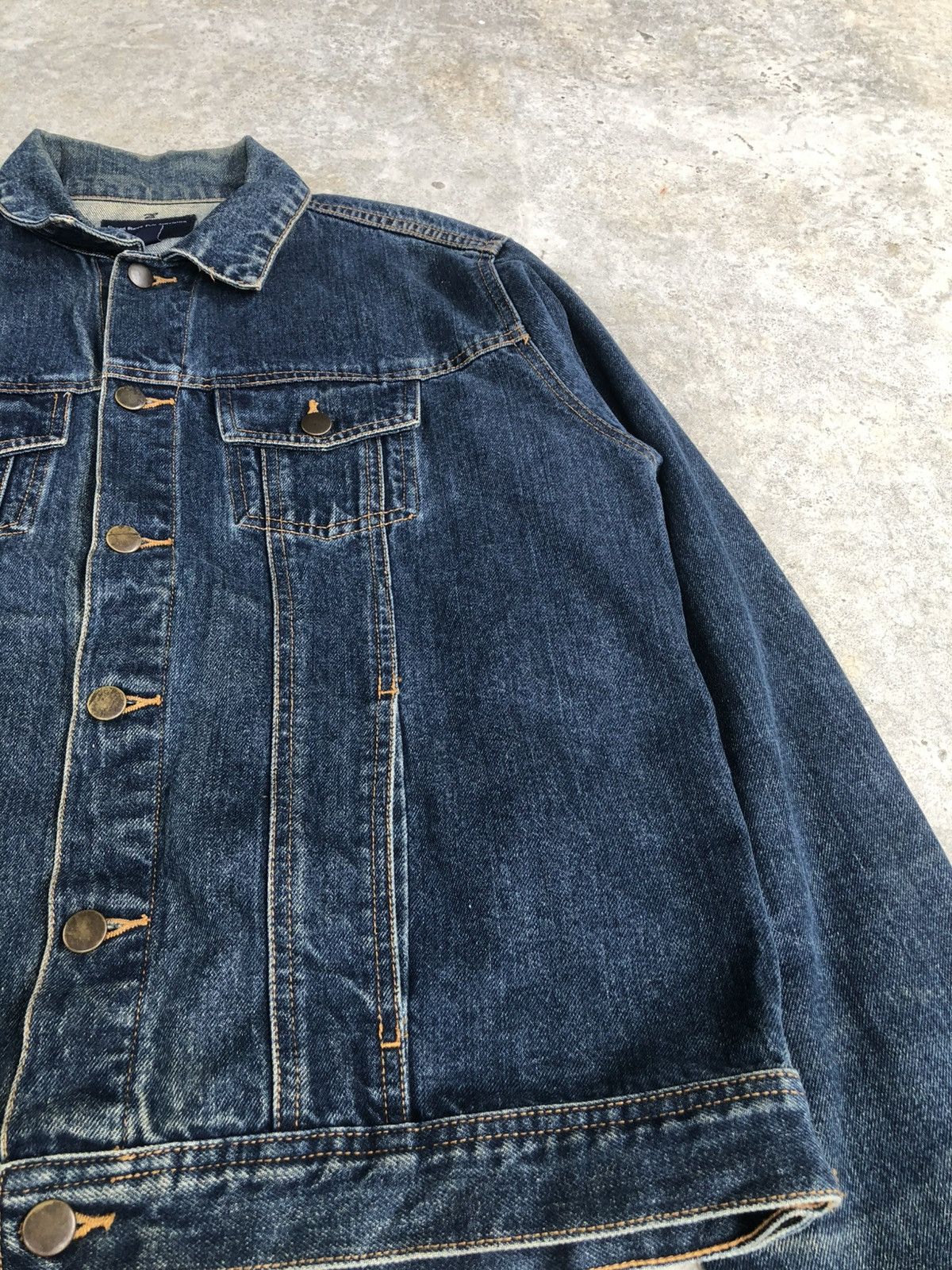U.S. Polo Assn. Y2k Polo Denim Jacket Distressed Jeans Size US L / EU 52-54 / 3 - 12 Thumbnail