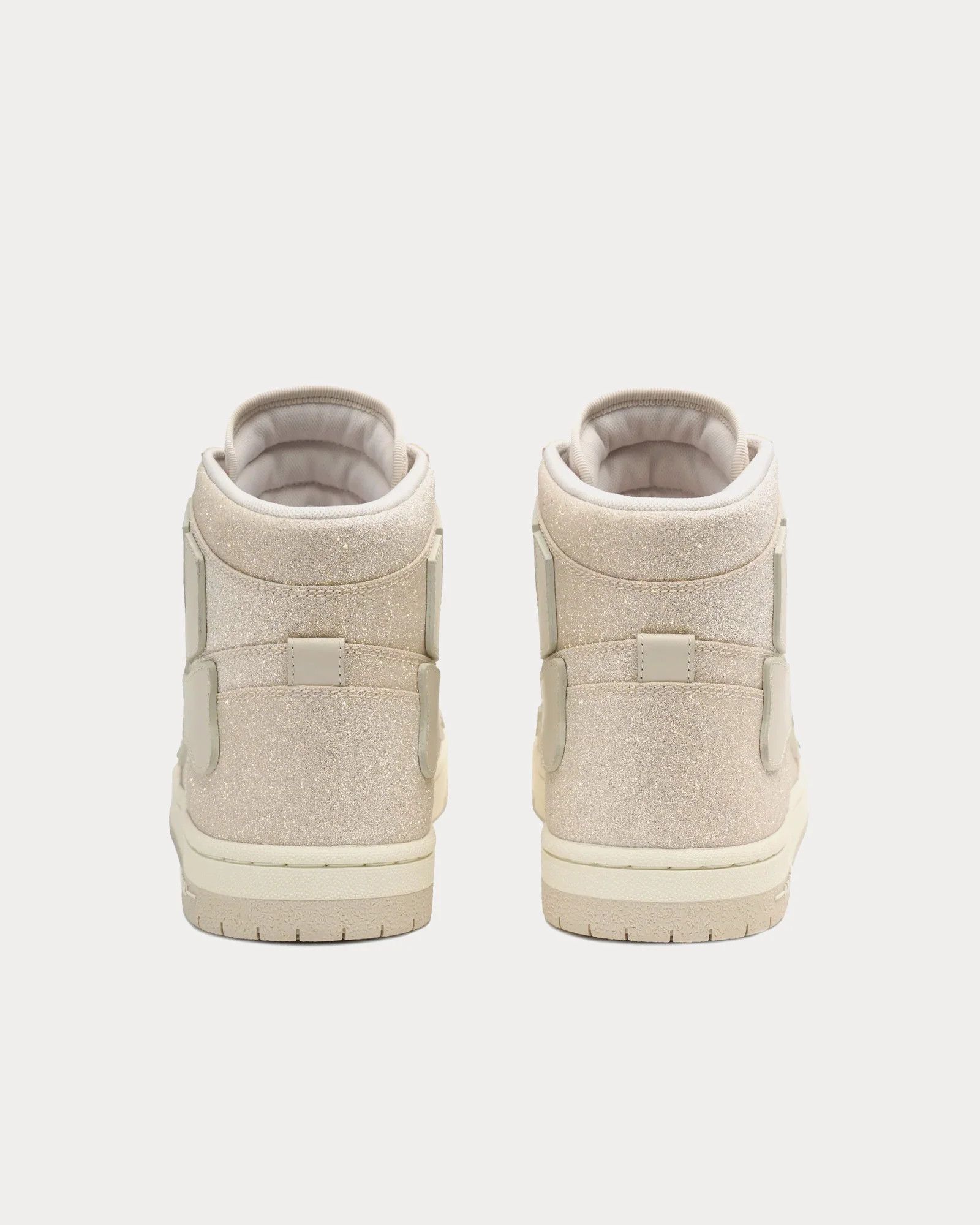 Amiri o1mle0426 Crystal Skelton Hi-Top Sneakers in Beige Size US 10 / EU 43 - 3 Thumbnail