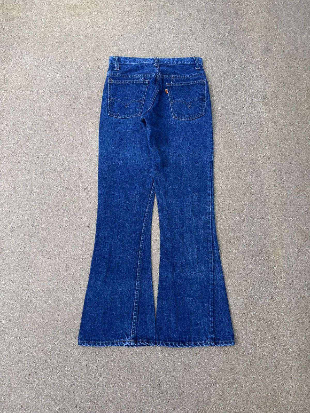 Levi's × Vintage Vtg 70’s Levi’s 646 Orange Tab Bellbottom Flare Jeans 28x30 Size US 28 / EU 44 - 2 Thumbnail