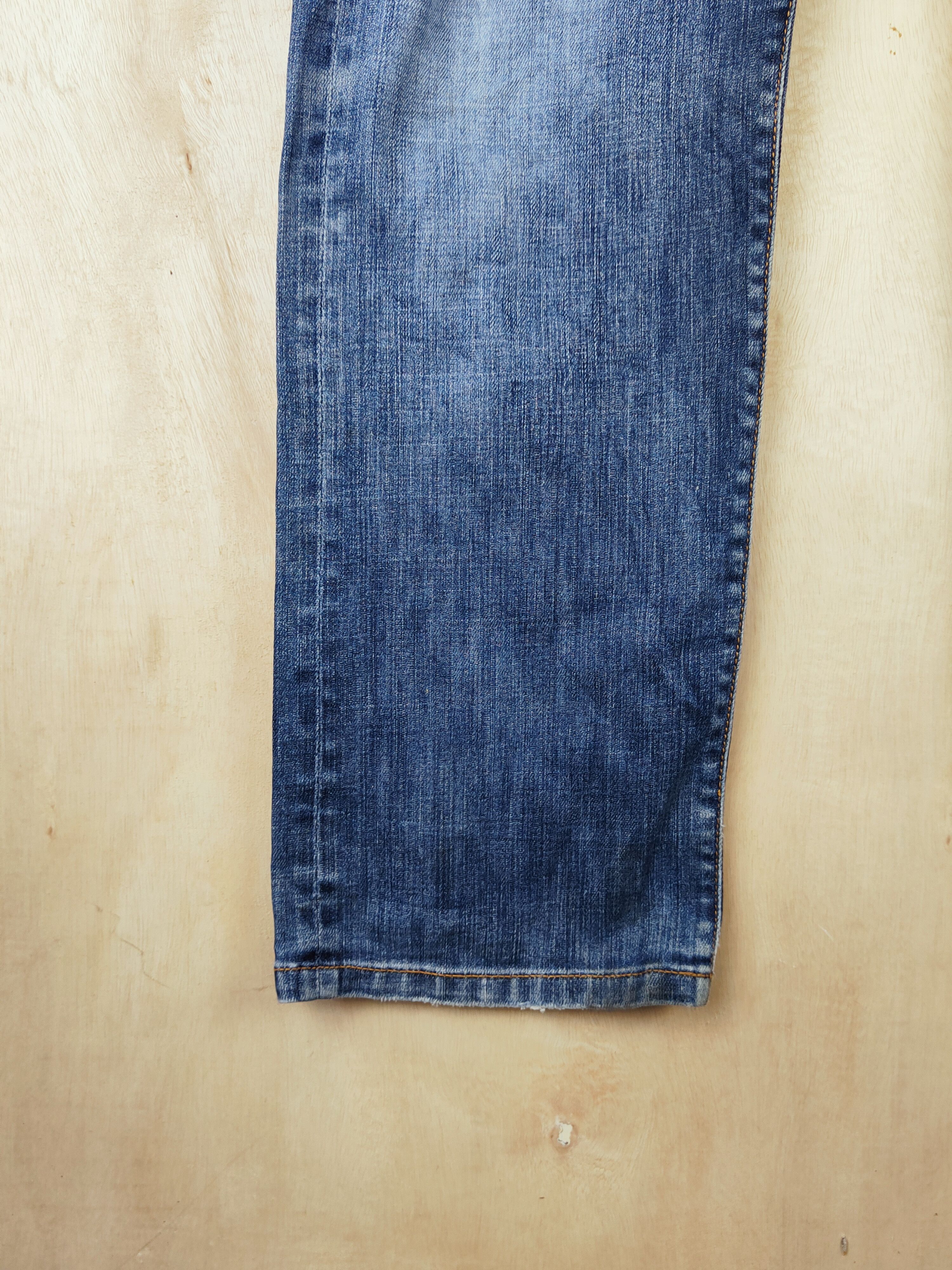 Japanese Brand Japanese Brand Blue Faded Distressed Ripped Jeans #S2500 Size US 33 - 5 Thumbnail