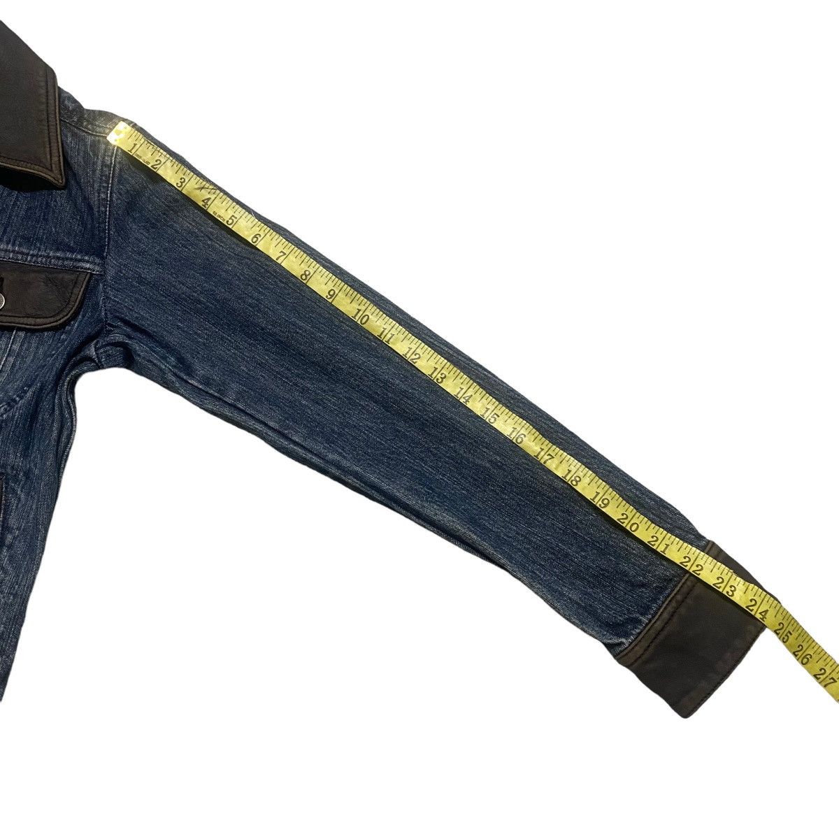 Le Grande Bleu (L.G.B.) Difference Rupert Denim Jacket Leather Trimmed LGB Size US M / EU 48-50 / 2 - 16 Thumbnail