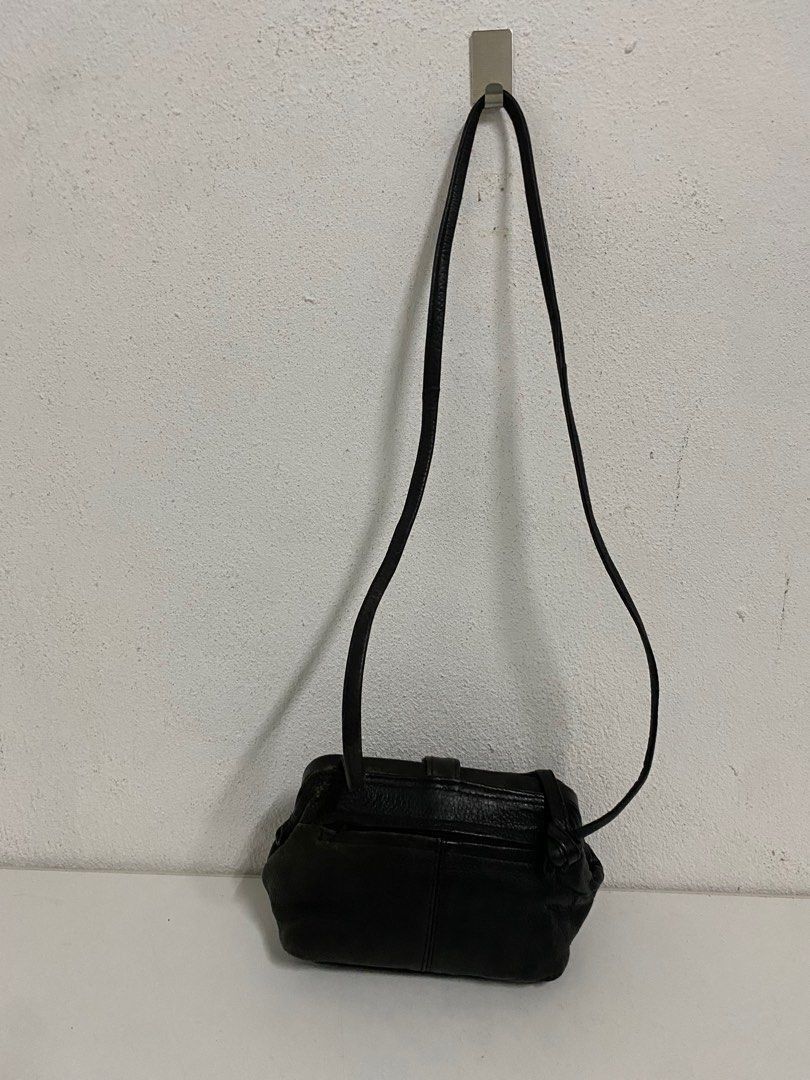 Leather Black Nice Leather Crossbody Bag Size ONE SIZE - 3 Thumbnail