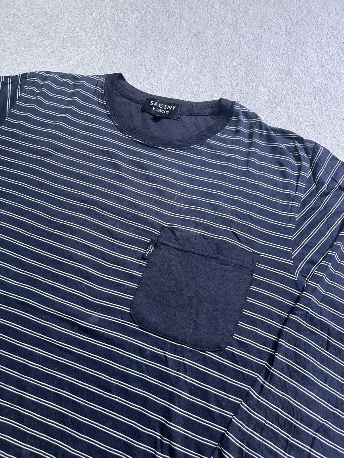 Yohji Yamamoto Y'sacca yohji yamamoto long t-shirt with small pocket motif Size US M / EU 48-50 / 2 - 3 Thumbnail