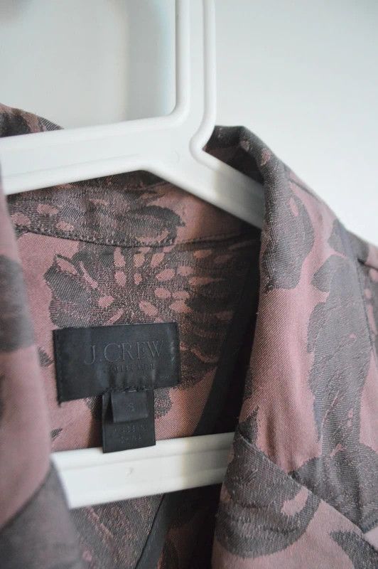 J.Crew J.Crew long jacket, unconventional S/M, powder pink, print Size S / US 4 / IT 40 - 4 Thumbnail