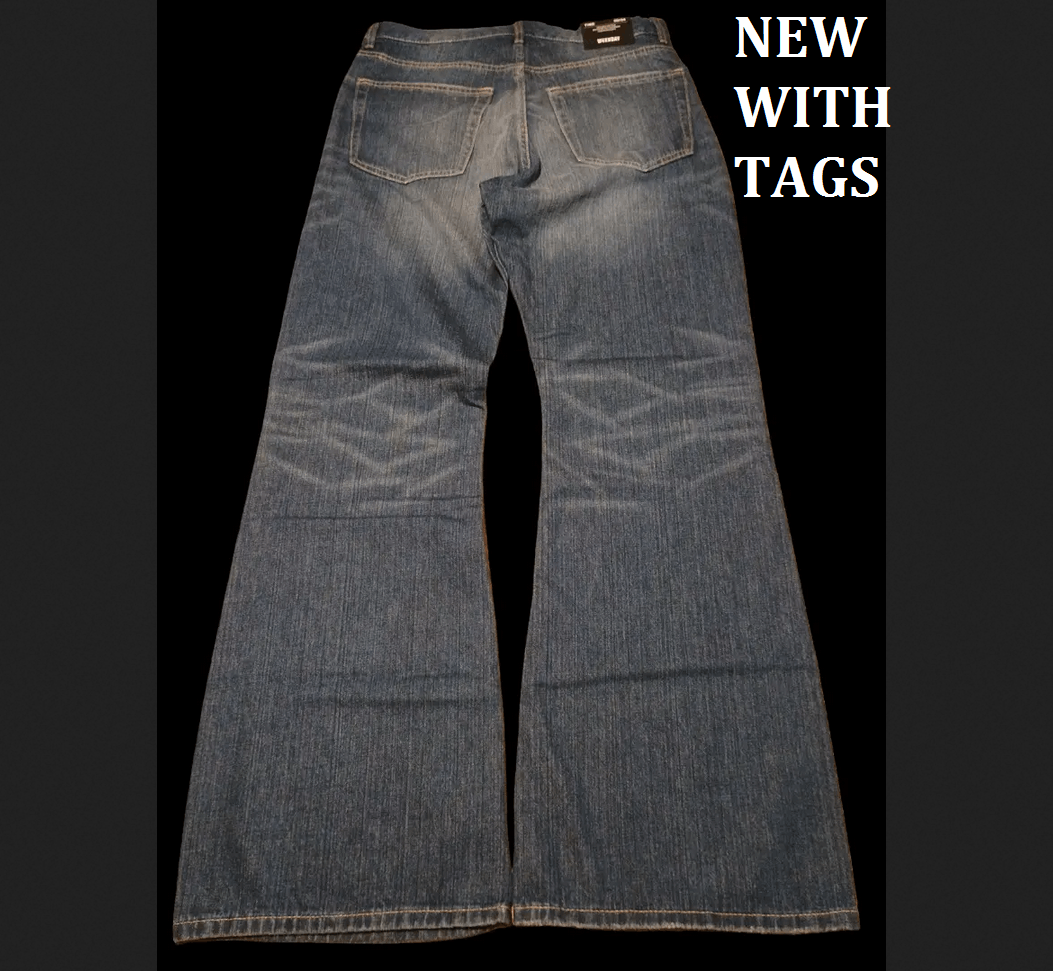 Weekday bootcut WEEKDAY baggy flare astro time w30 w31 w32 l36 34 Size US 33 - 1 Thumbnail