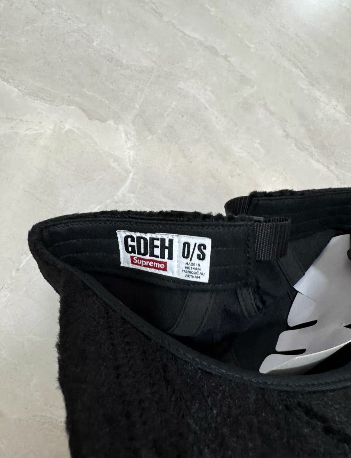 Supreme Supreme®/GOODENOUGH Crushed Rayon Pile Camp Cap J34 Size ONE SIZE - 5 Thumbnail
