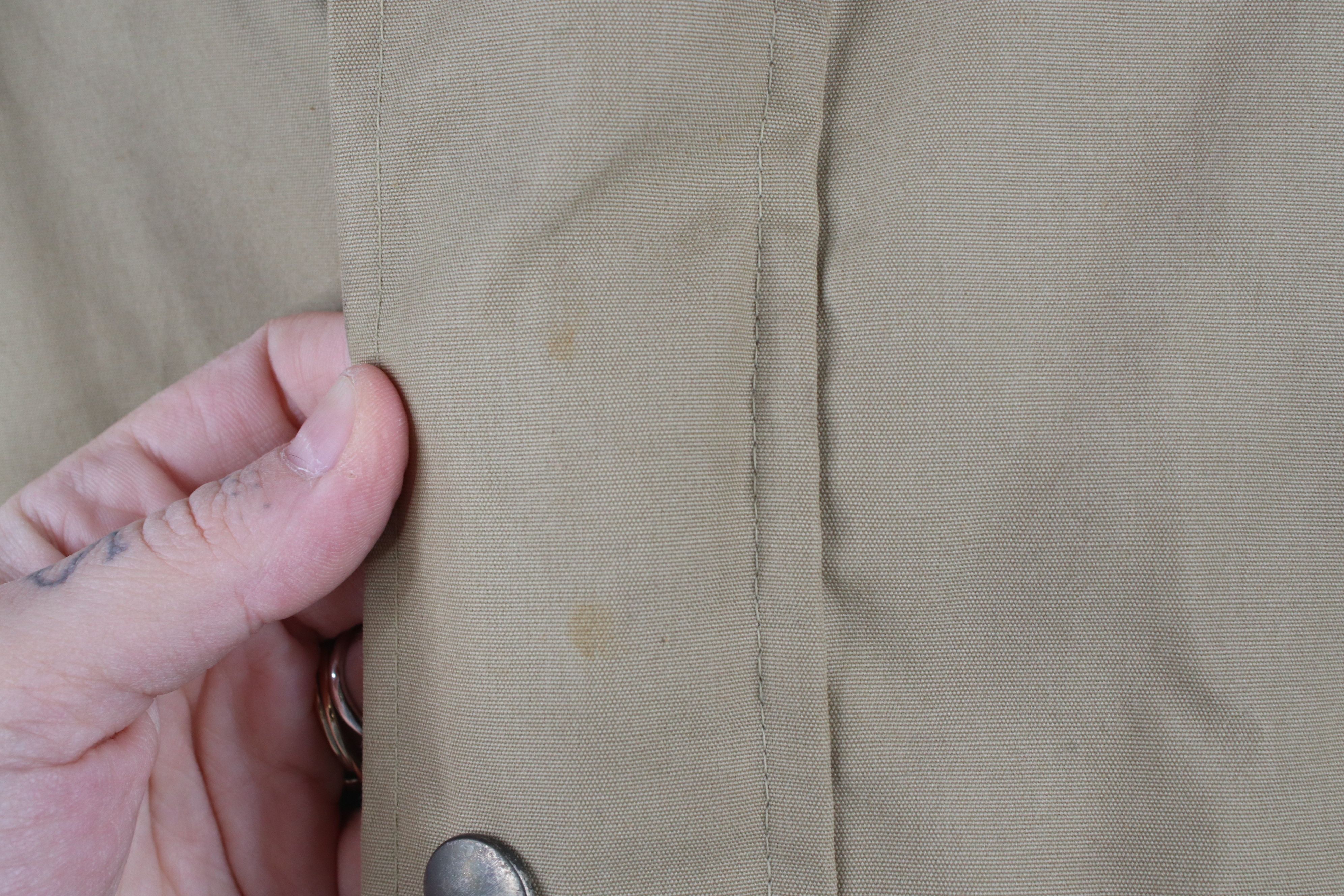 Vintage Vintage 70s Skor Fleece Lined Hooded Bomber Jacket Beige Size US L / EU 52-54 / 3 - 4 Thumbnail