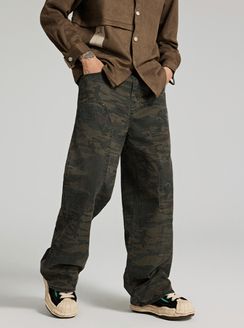 Japanese Brand × Vintage American camouflage casual straight casual cargo jeans y2k Size US 32 / EU 48 - 2 Thumbnail