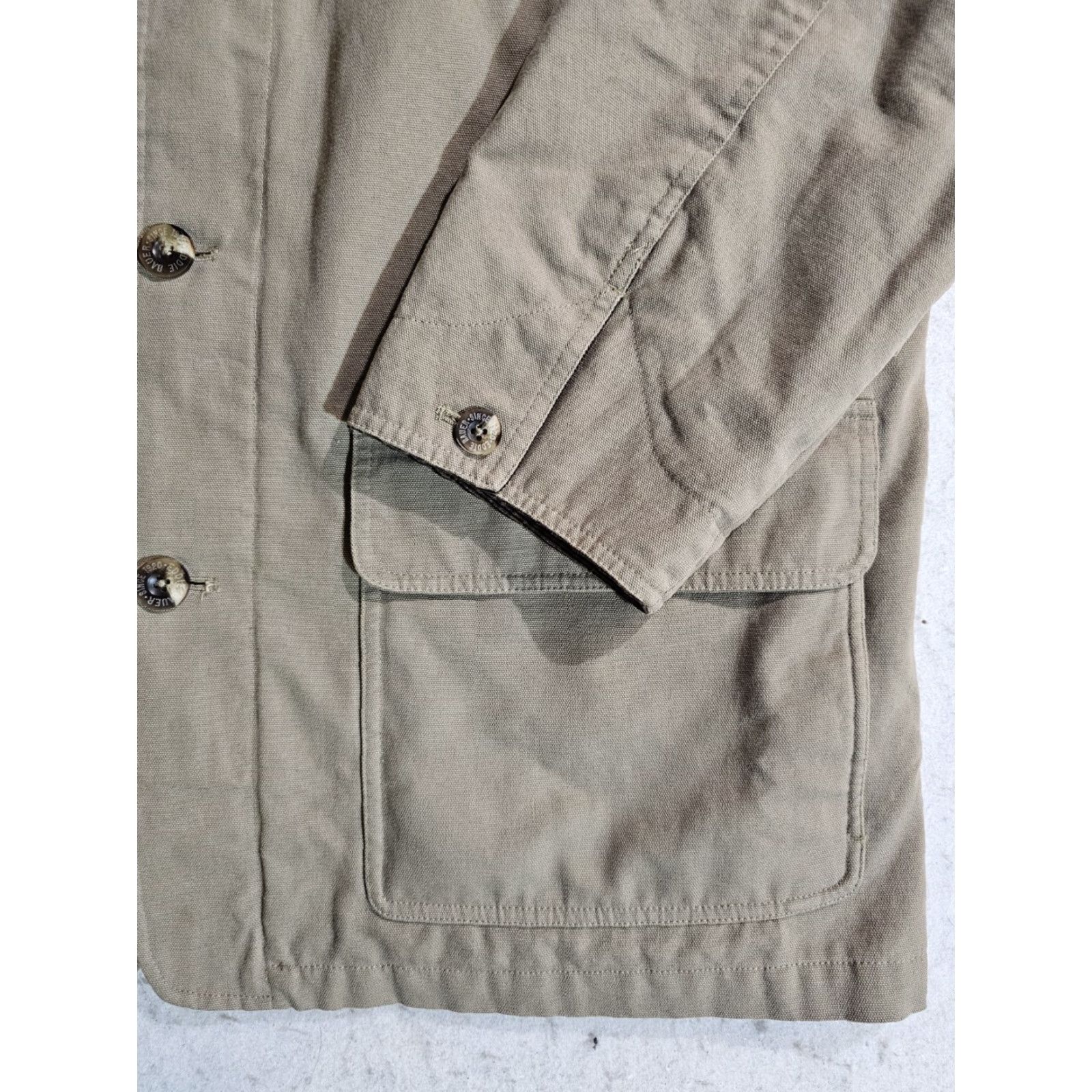 Eddie Bauer VINTAGE Eddie Bauer Classic Canvas Button Down Lined Field Chore Jacket Mens XL Tall Brown Tan Size US XL / EU 56 / 4 - 5 Thumbnail