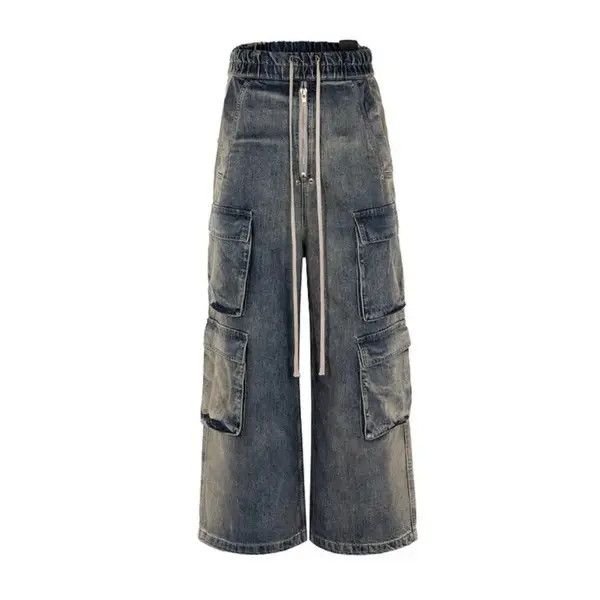 VIBE High Street Washed Gradient Heavy Duty Work Jeans Size US 34 / EU 50 - 2 Thumbnail