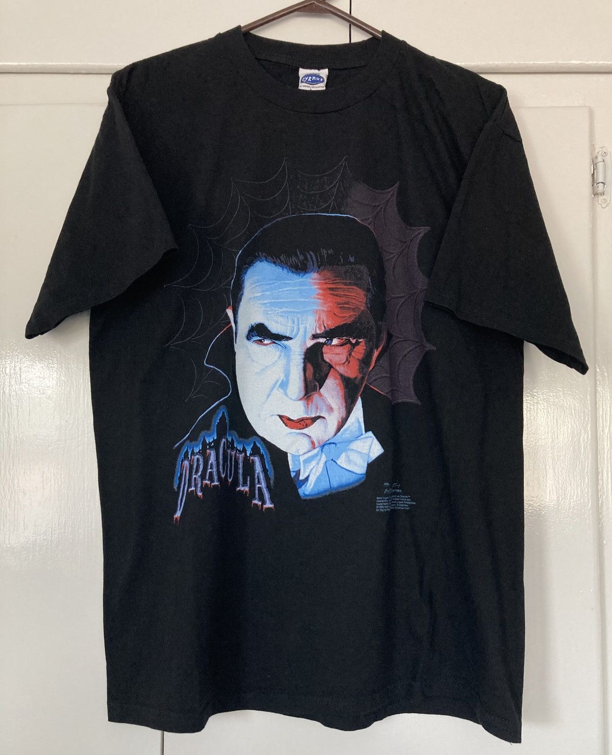 Universal Studios DRACULA BELA LUGOSI SHIRT 1999 VINTAGE 90S HORROR MOVIE GOTH Size US L / EU 52-54 / 3 - 1 Thumbnail