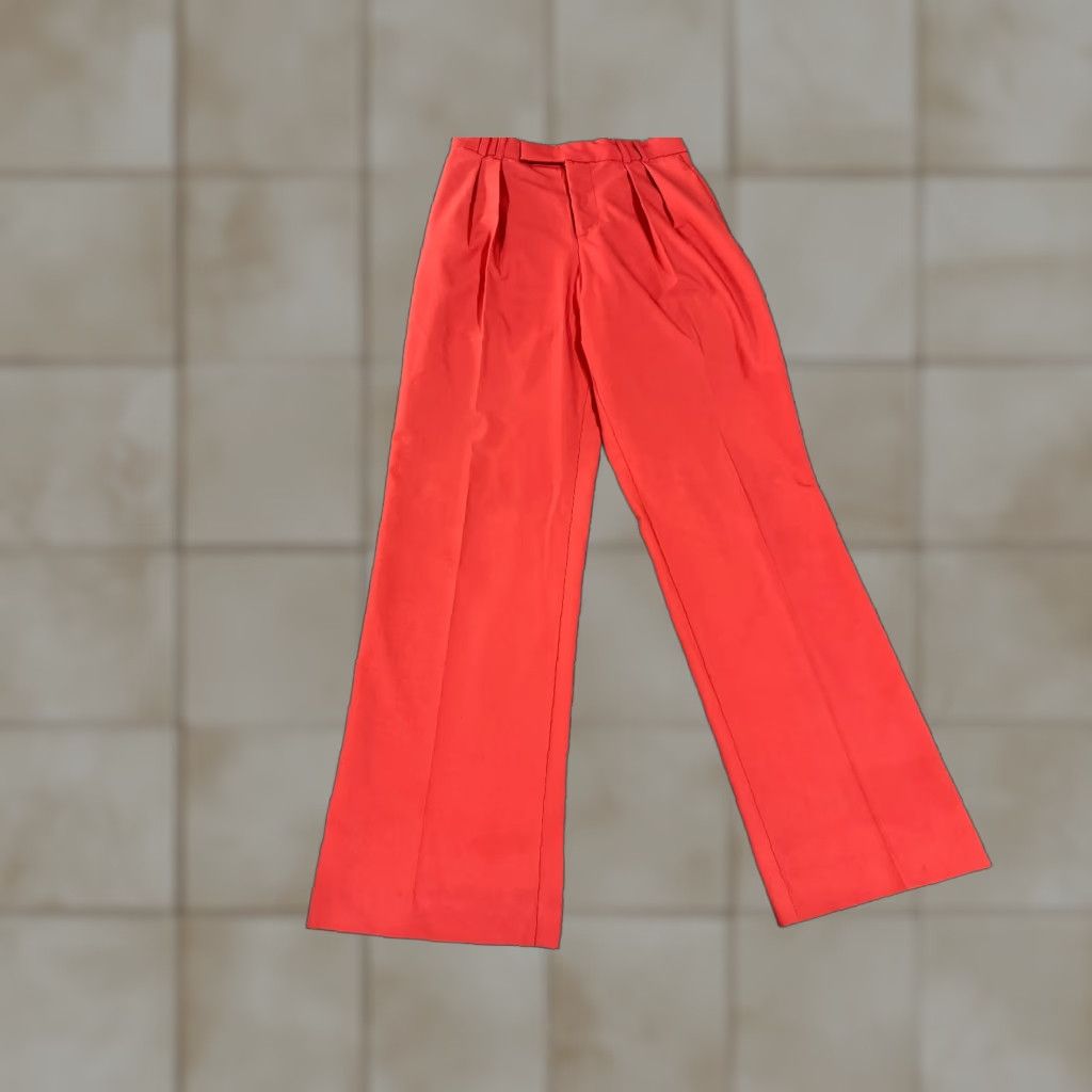 Zara Zara pants mens small red straight leg dress trousers career slacks 28x32 Size US 29 - 1 Thumbnail