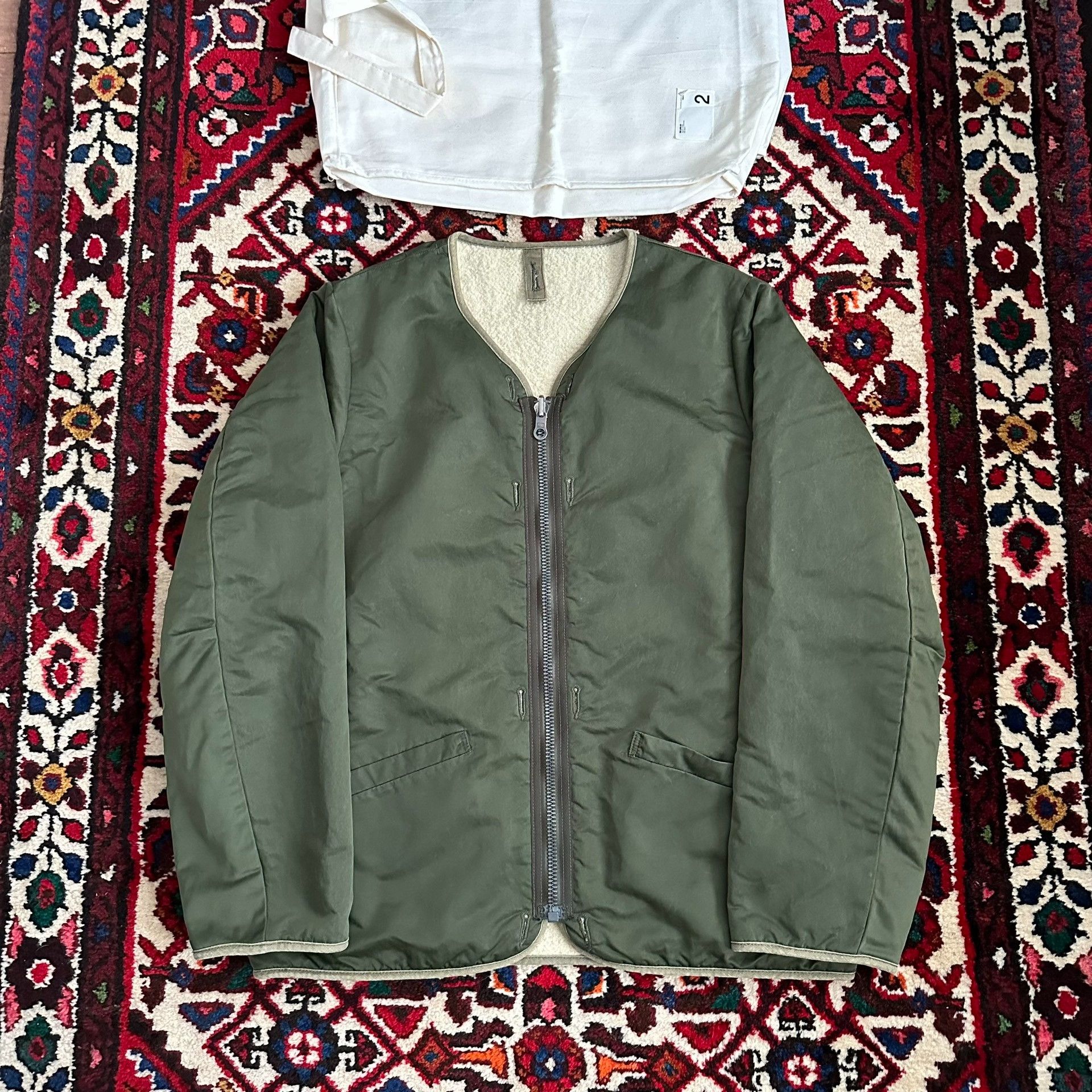 Visvim visvim iris liner jacket in olive green Size US M / EU 48-50 / 2 - 1 Thumbnail