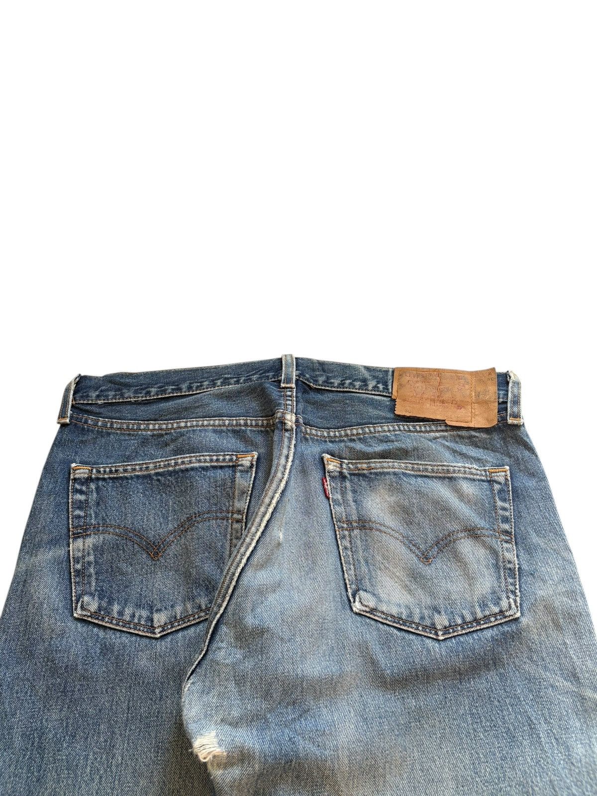 Levi's Vintage 90s Levis 501 Mud Wash Distressed Loose Baggy Jeans Size US 38 / EU 54 - 10 Thumbnail