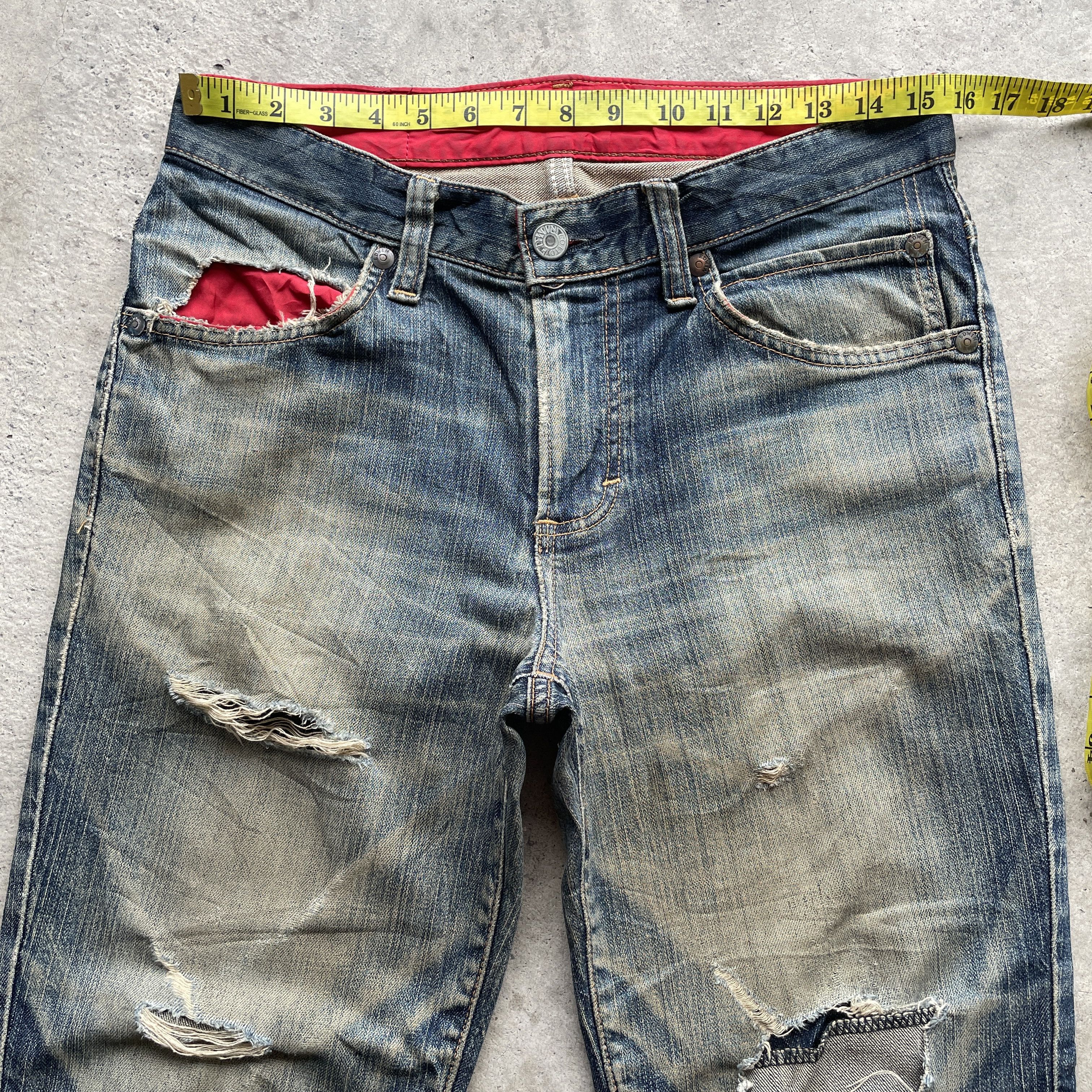 Edwin × Jean Vintage Edwin x Motor Head Rusty Jeans Sick Denim Pants Size US 31 - 5 Thumbnail