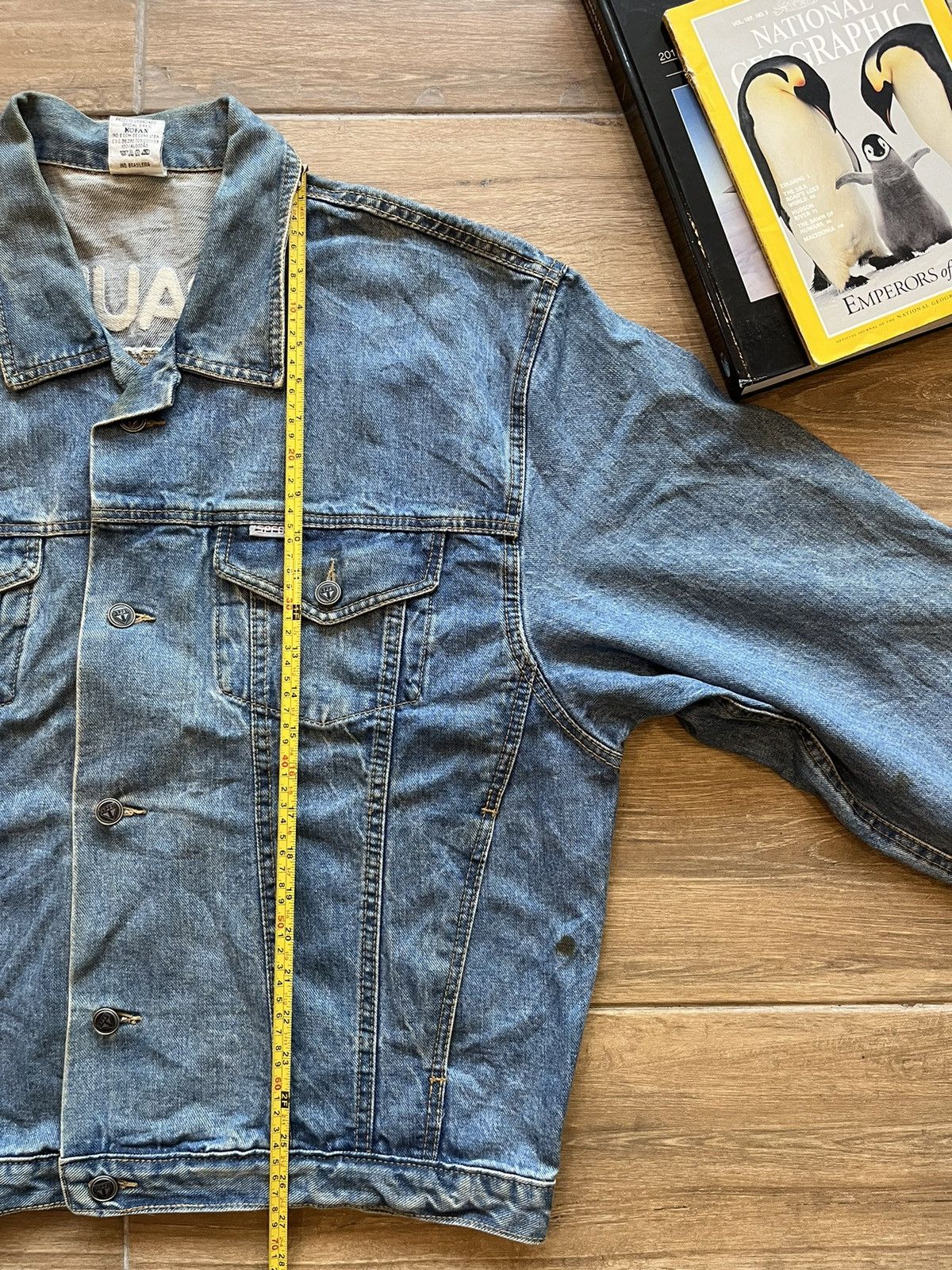 Vintage Vtg Sao Paulo Trucker Denim Jacket Size US XL / EU 56 / 4 - 17 Thumbnail