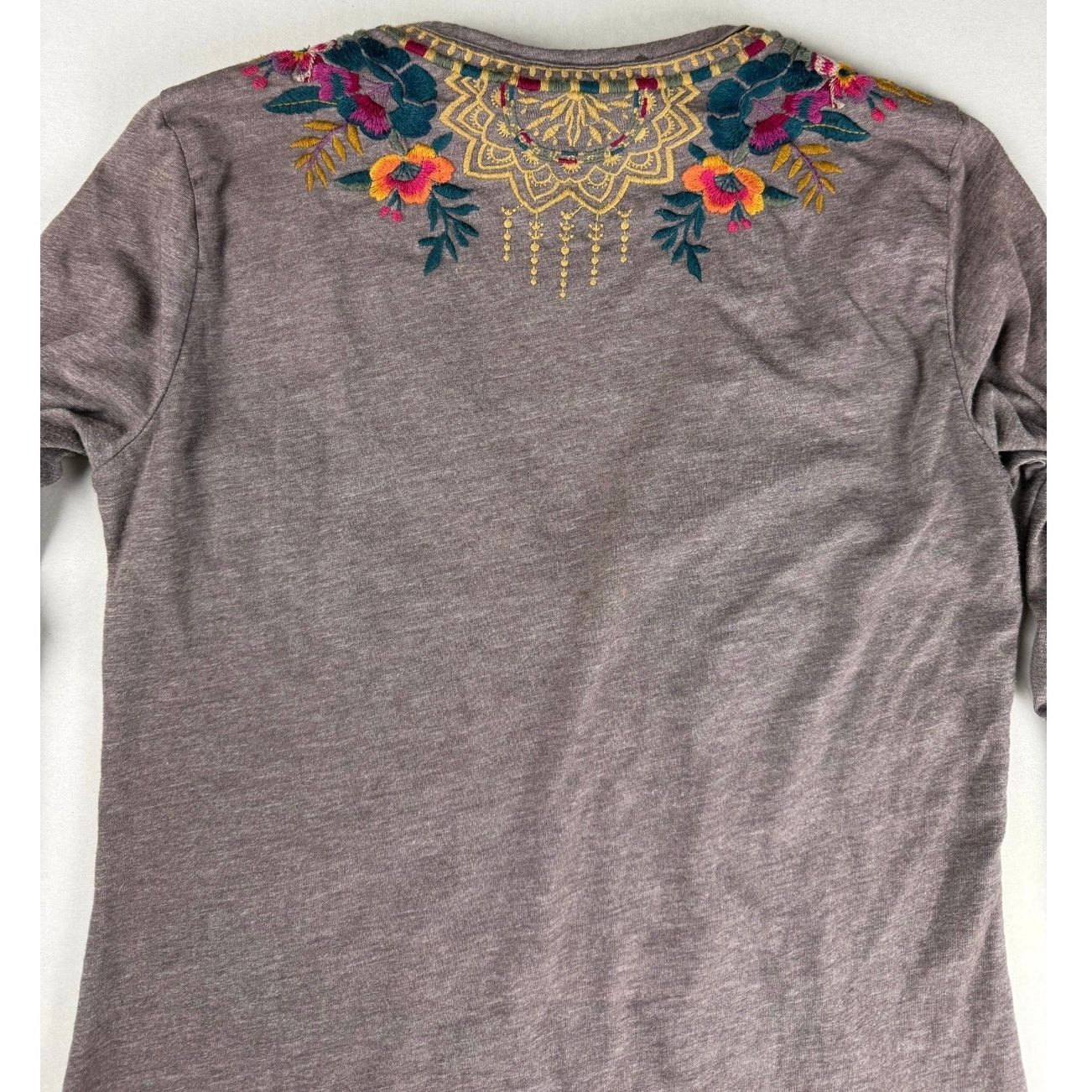 Johnny Was Johnny Was Katina Floral Embroidered T-Shirt - XS Size XS / US 0-2 / IT 36-38 - 11 Thumbnail