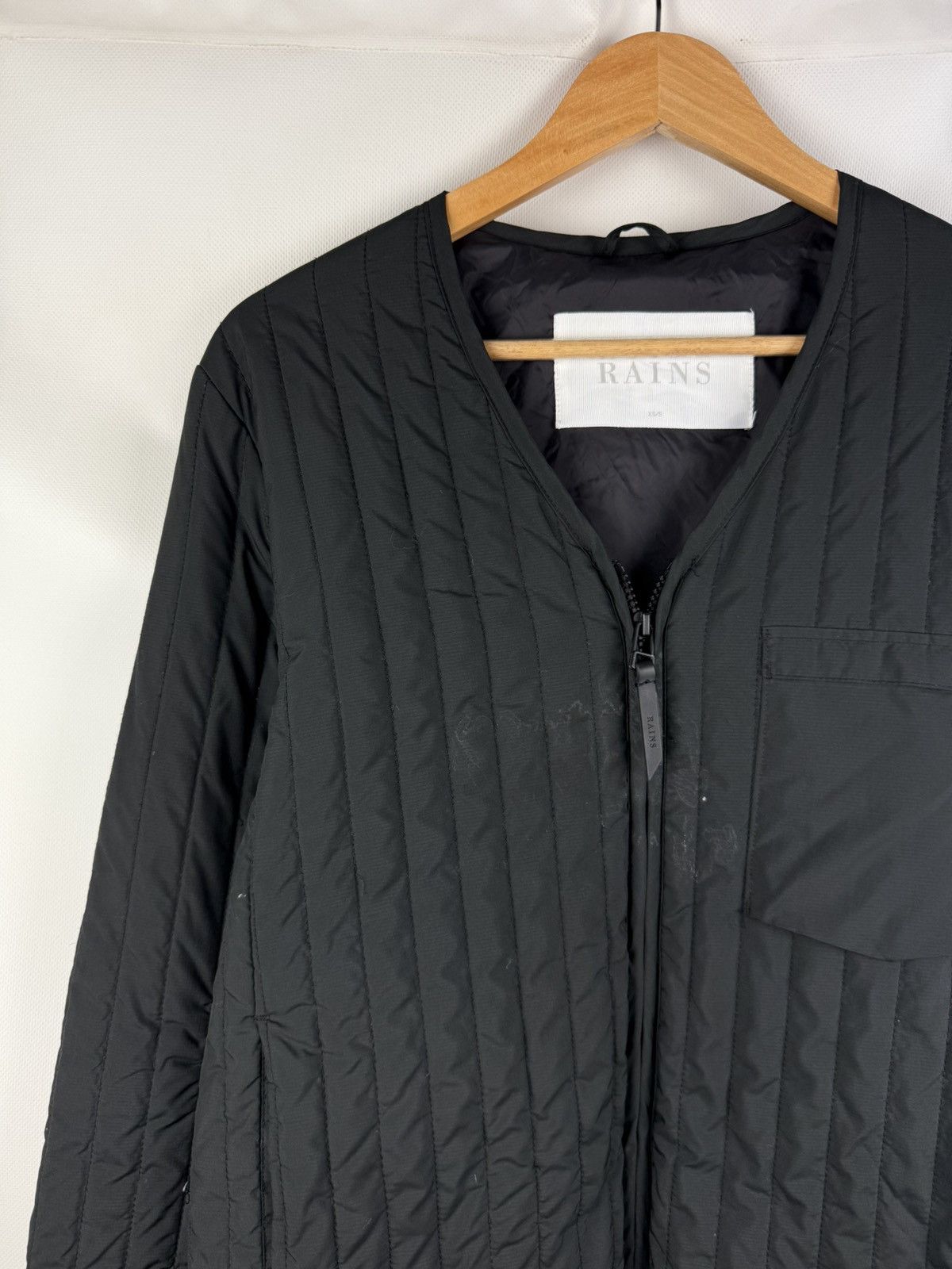 Rains Rains Unisex Nylon Quilted Full Zip Layer Jacket Size Xs / S Size US XS / EU 42 / 0 - 5 Thumbnail
