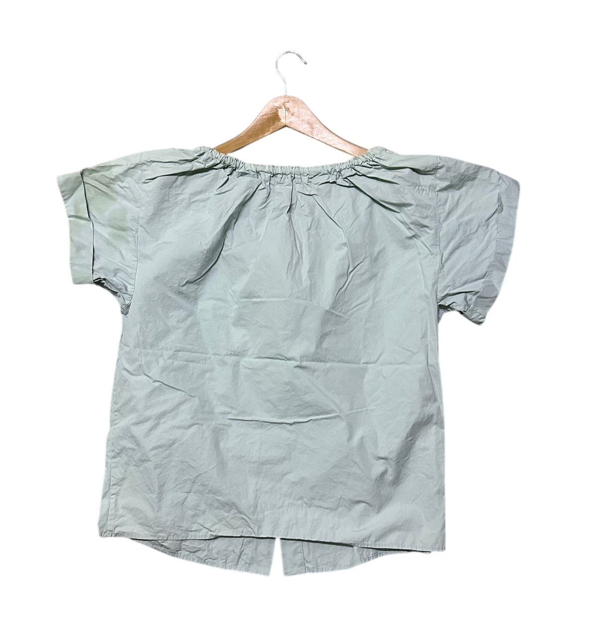 Max Mara Max mara button up with drawstring neck blouse Size M / US 6-8 / IT 42-44 - 6 Thumbnail