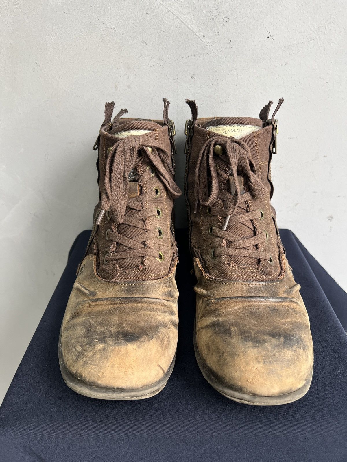 Replay Replay zipper ankle moto boots guidi style y2k hype Size US 13 / EU 46 - 4 Thumbnail