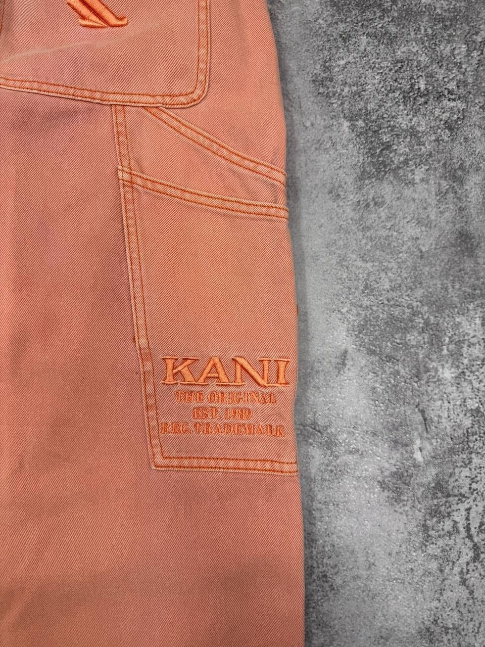 Karl Kani Karl Kani Men Orange Carpenter Denim Jeans Baggy Size L Size US 37 - 4 Thumbnail