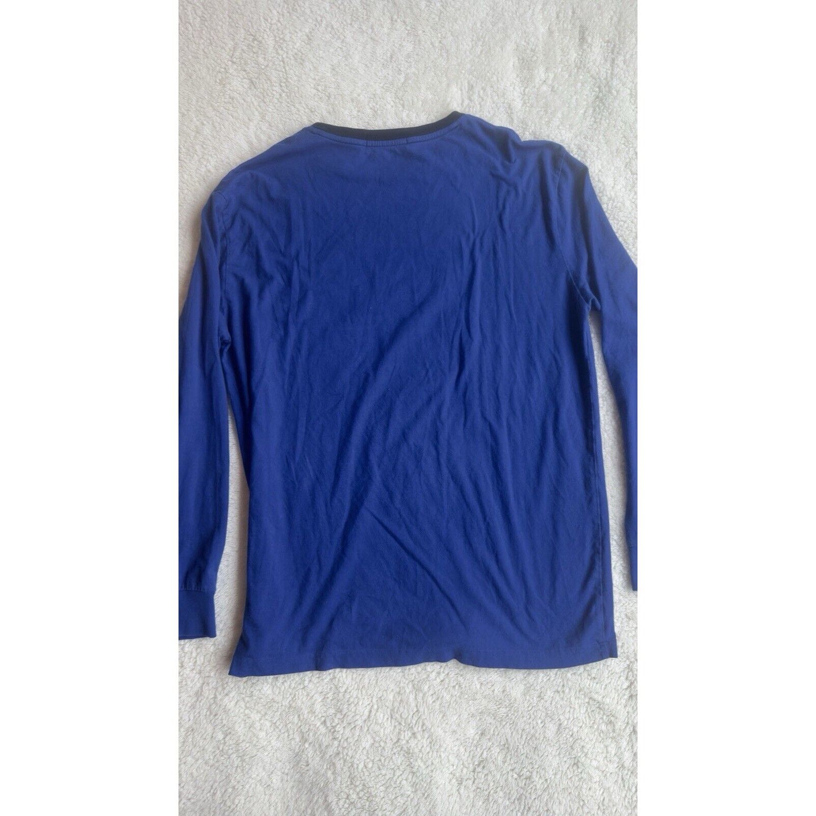 Ralph Lauren Polo Ralph Lauren Mens M Blue Long Sleeve Shirt Uni Crest Size US M / EU 48-50 / 2 - 15 Thumbnail