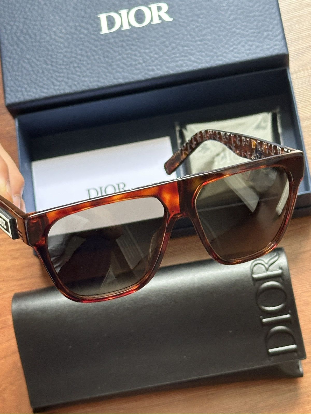 Dior Christian Dior B23 Havana Sunglasses Size ONE SIZE - 8 Thumbnail