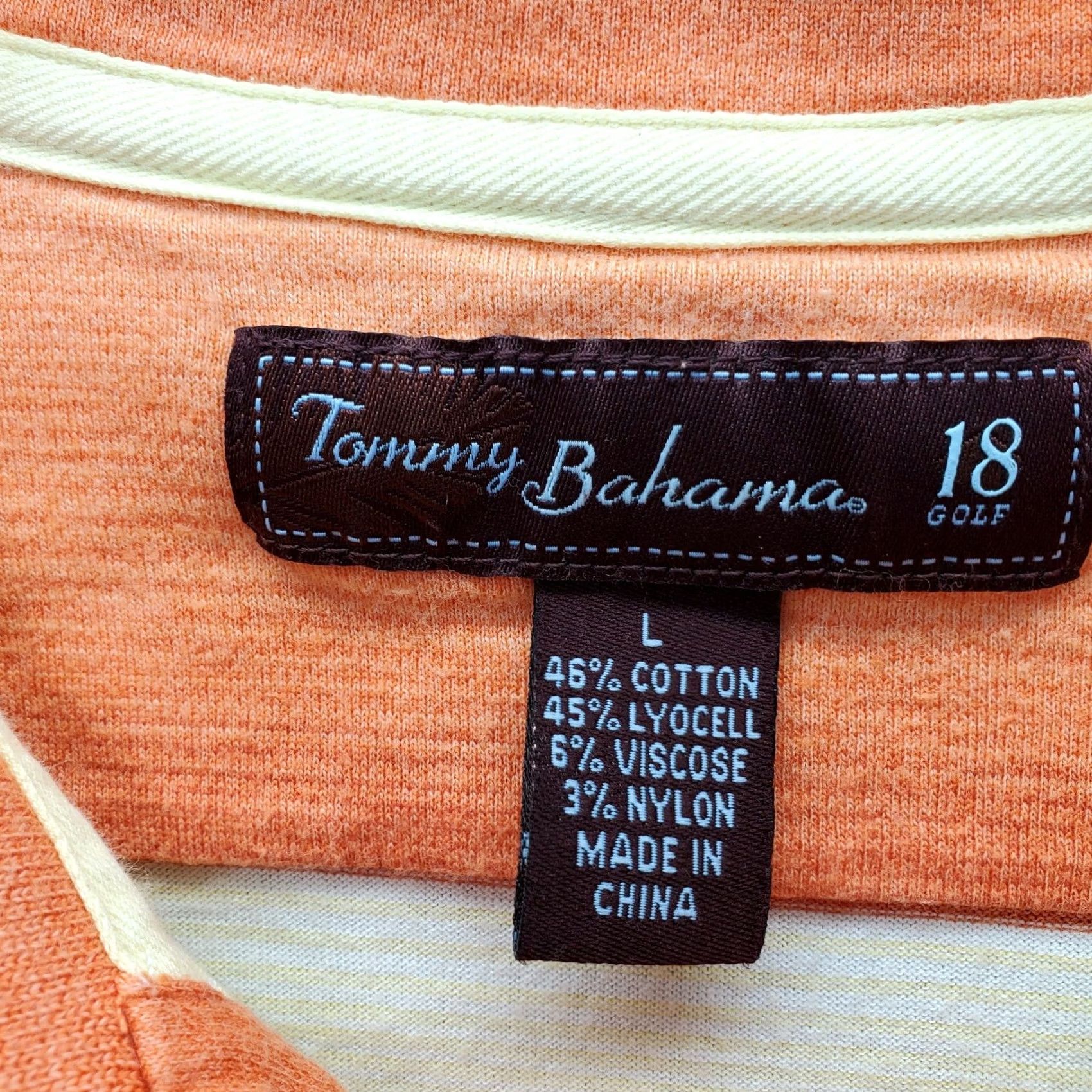 Tommy Bahama Tommy Bahama Polo Shirt Mens L Multi Striped Cotton Short Sleeve Collared Size US L / EU 52-54 / 3 - 6 Thumbnail