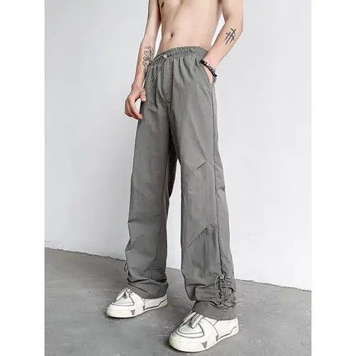 Japanese Brand Ezaki High Street Parachute Workwear Nylon Punch Pants Size US 31 - 7 Thumbnail