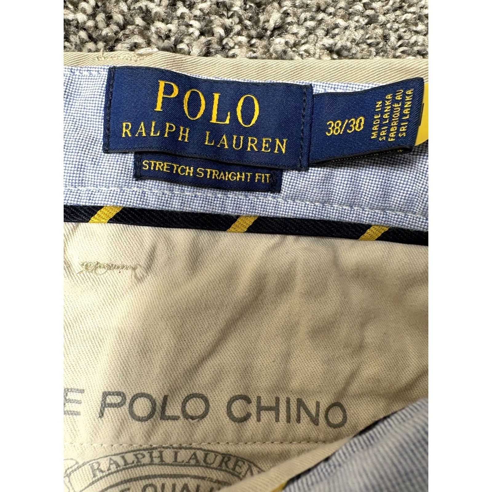 Polo Ralph Lauren Polo Ralph Lauren Bedford Chino Pants Mens 38x30 Stretch Straight Tan Khaki Size US M / EU 48-50 / 2 - 3 Thumbnail