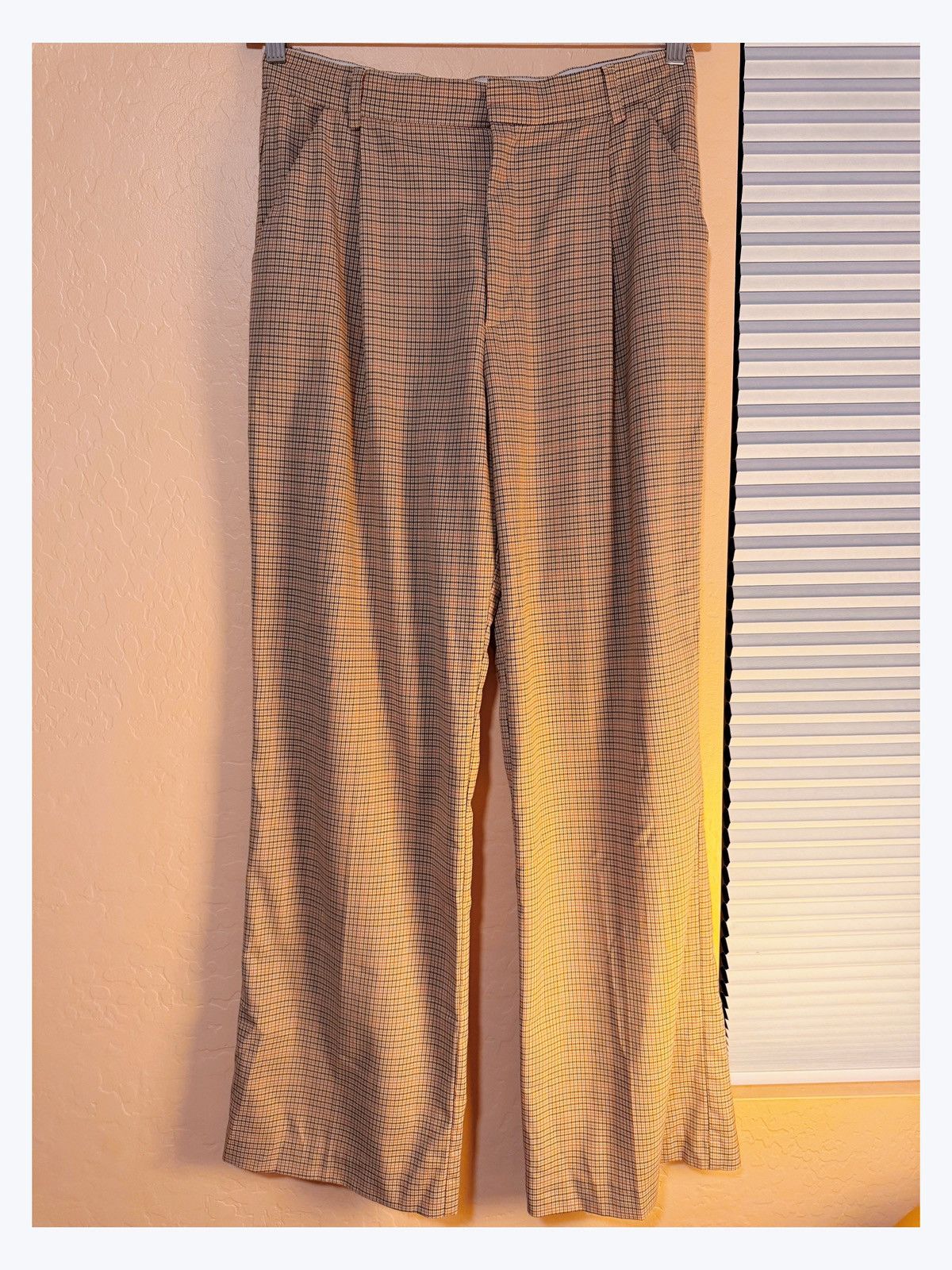 Zara ZARA Plaid Wide-Leg Trousers – Size L – Tailored Vintage Size 30" / US 8 / IT 44 - 3 Thumbnail