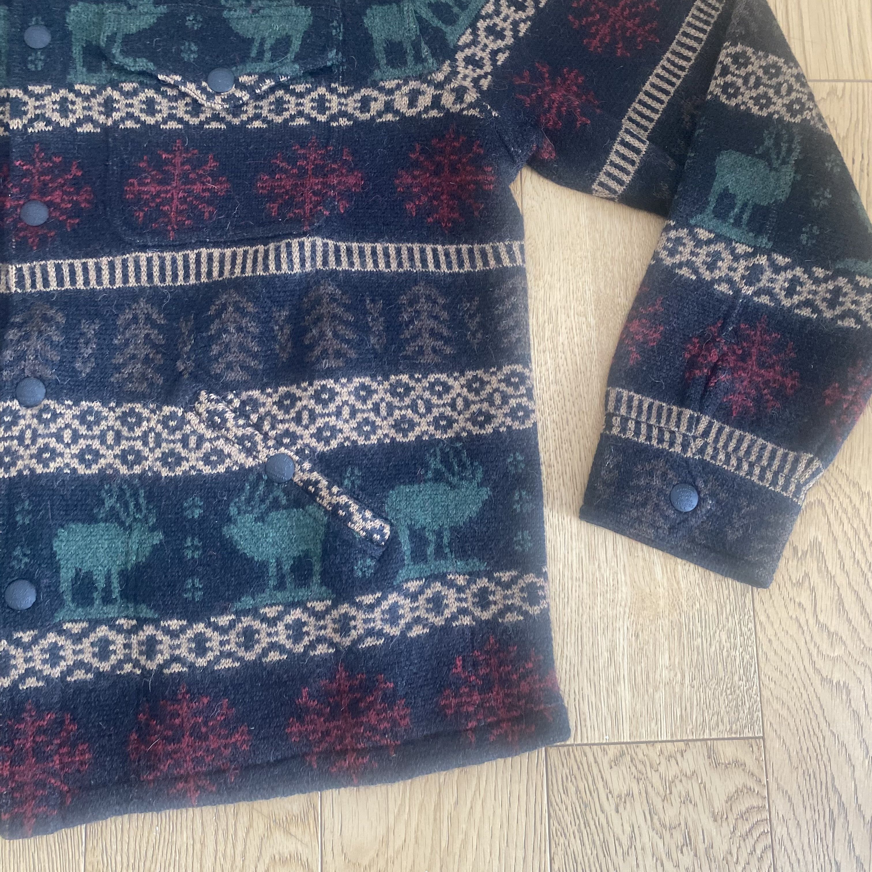 RRL Ralph Lauren RRL Double RL Navajo Aztec Nordic Sweater Overshirt Workwear Size US L / EU 52-54 / 3 - 2 Thumbnail