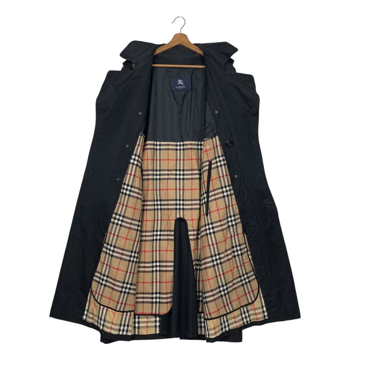 Burberry Burberry London Double Breasted Belted Nova Check Trenchcoat Size US L / EU 52-54 / 3 - 12 Thumbnail
