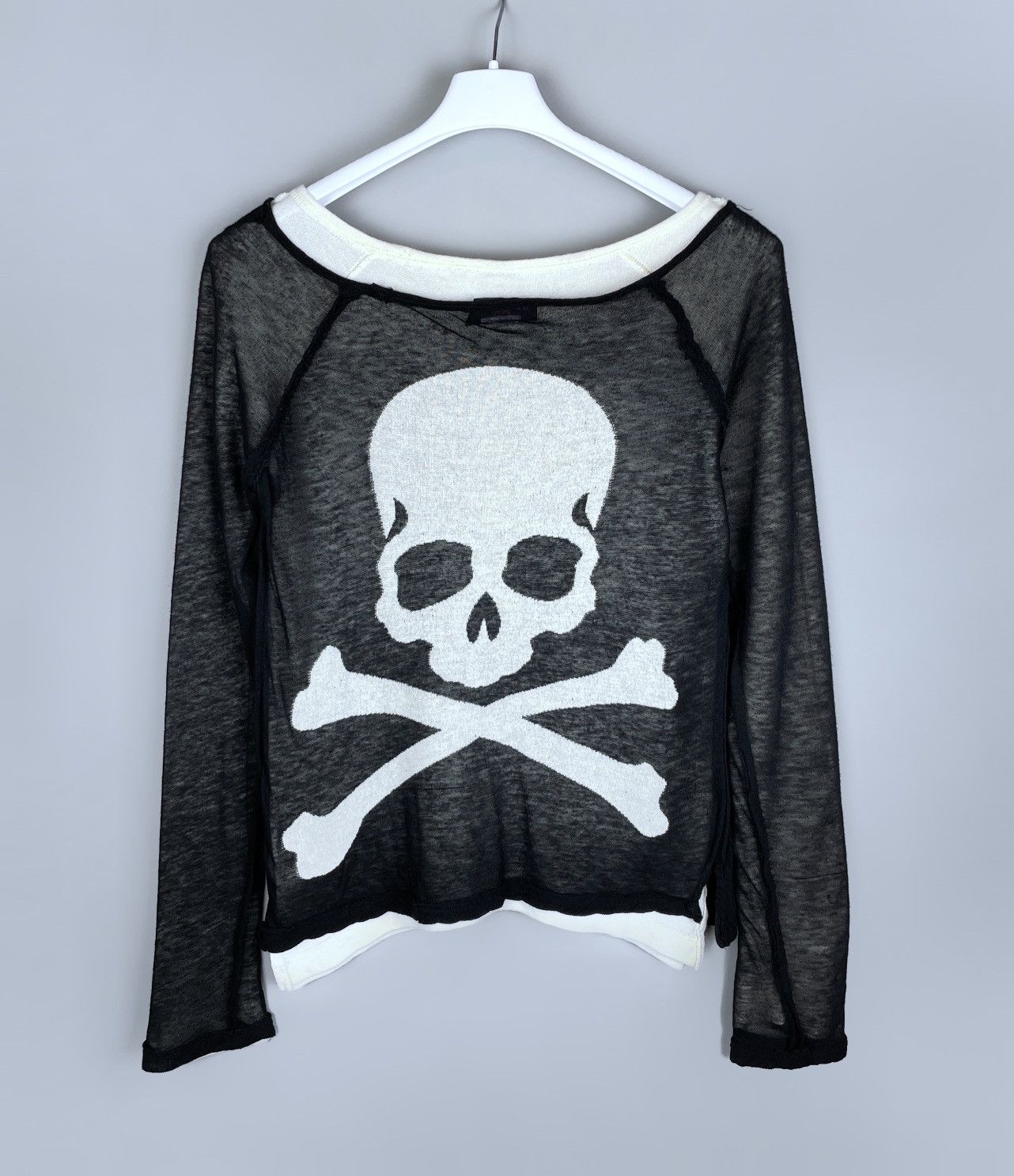 Mastermind World Mastermind Japan Double Lining Mesh Skull LS Sweater Size S Size S / US 4 / IT 40 - 1 Thumbnail
