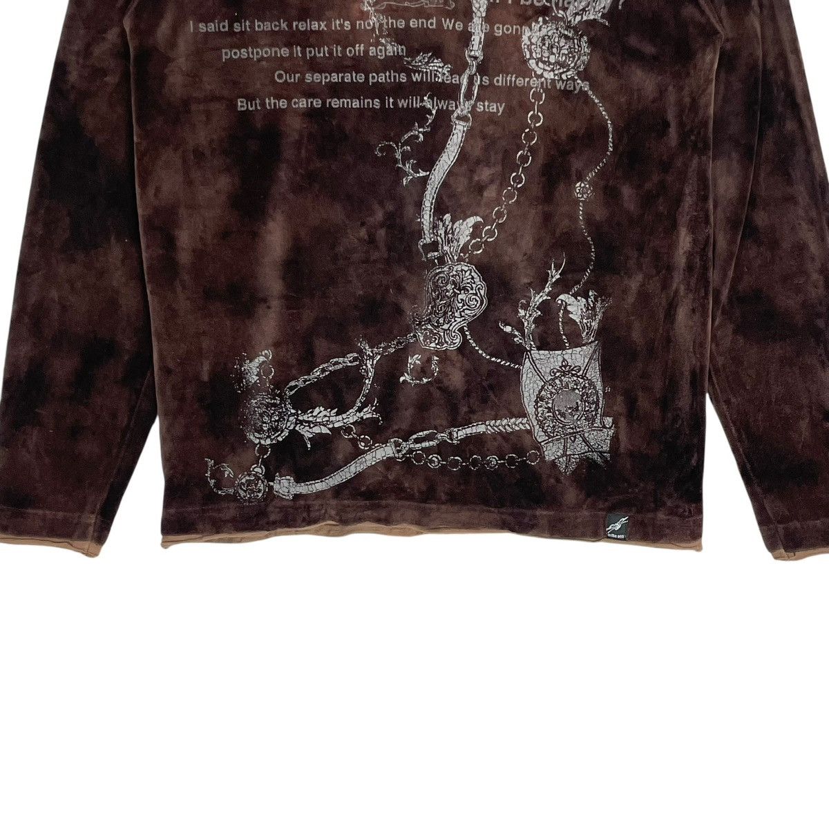 If Six Was Nine Vintage Velvet Rock Tee: Japanese Brand Punk Streetwear Size S / US 4 / IT 40 - 4 Thumbnail