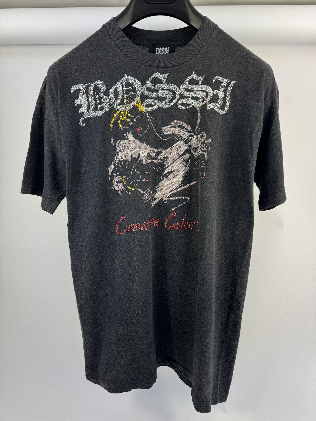 Bossi Sportswear RHINESTONE 1/1 T-VINTAGE T-SHIRT Size US M / EU 48-50 / 2 - 1 Thumbnail