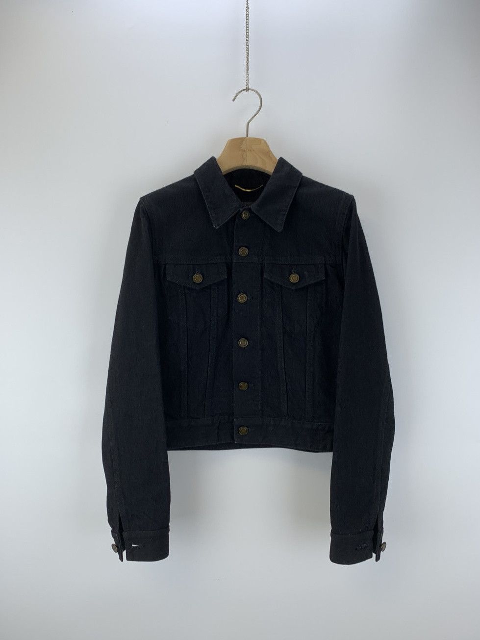 Saint Laurent Paris Saint Laurent Star Sequin Denim Jacket Size S Size US S / EU 44-46 / 1 - 1 Thumbnail