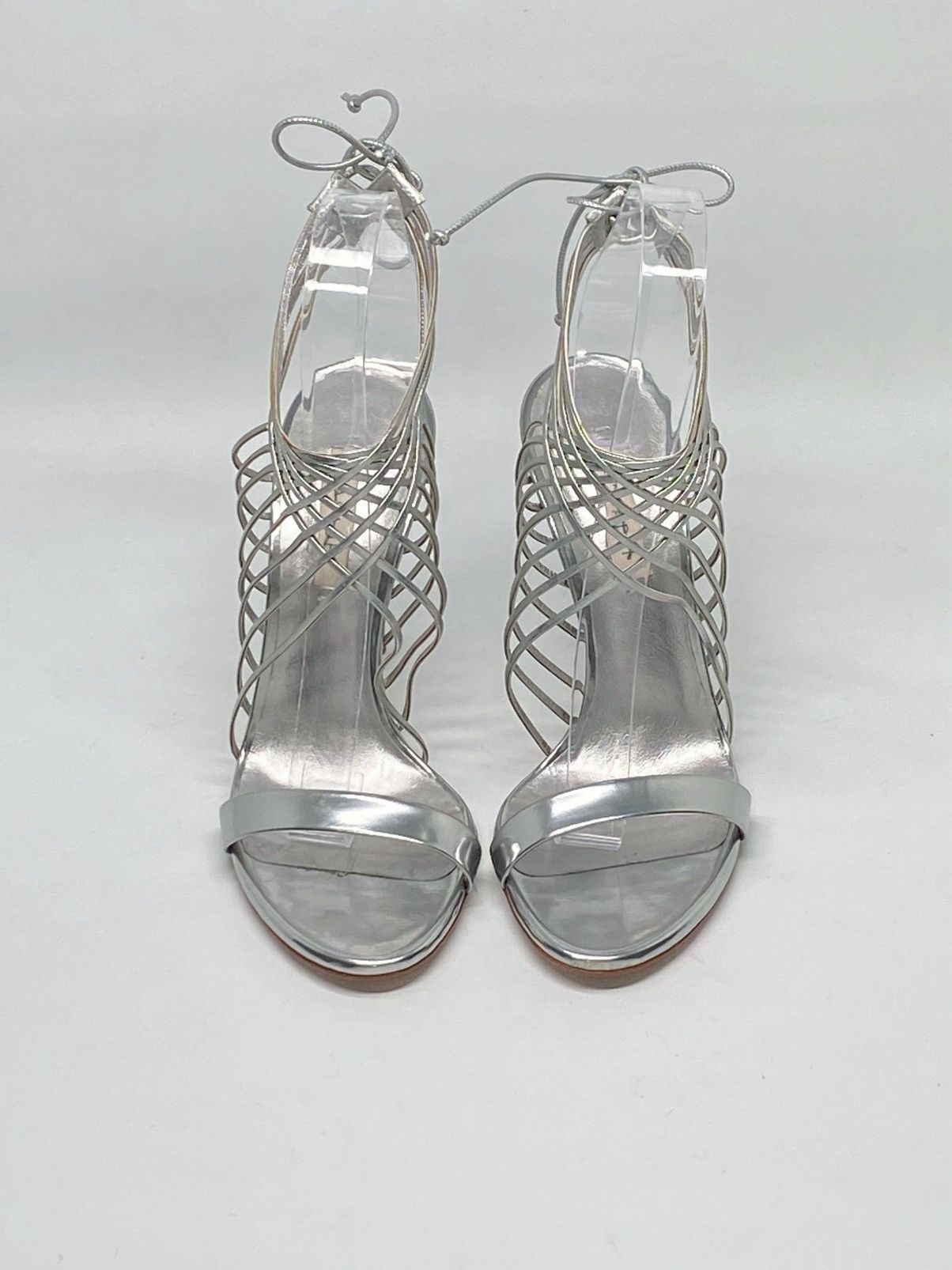 Casadei Casadei Multi-strap metallic leather sandals size 6.5 Size US 6.5 / IT 36.5 - 4 Thumbnail