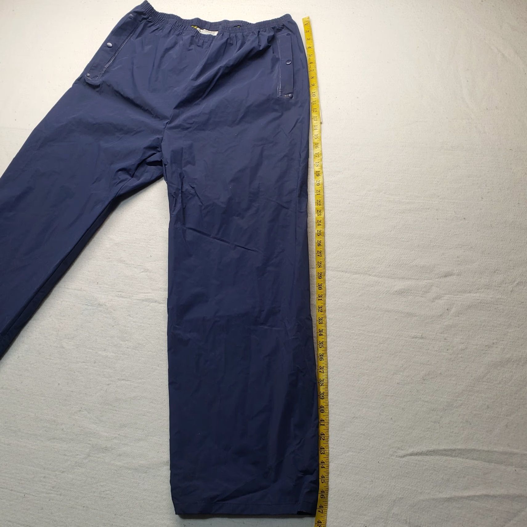 Vintage Columbia Snow Pants Mens 2XL XXL Blue Winter Adjustable Waist Ski Pants Mens Regular Snow Pants Size US 39 - 7 Thumbnail