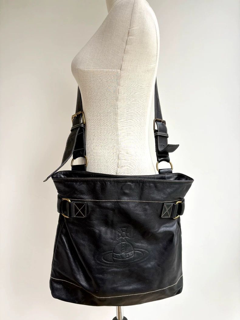 Vivienne Westwood Vivienne Westwood size os Saturn leather slanted car bag Size ONE SIZE - 1 Thumbnail