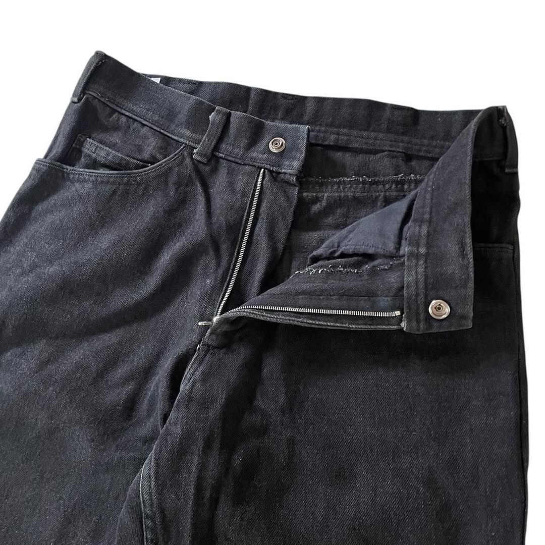 Number (N)ine FINAL DROP‼️Number (Nine) Black Washed Denim Pants Size US 32 / EU 48 - 6 Thumbnail