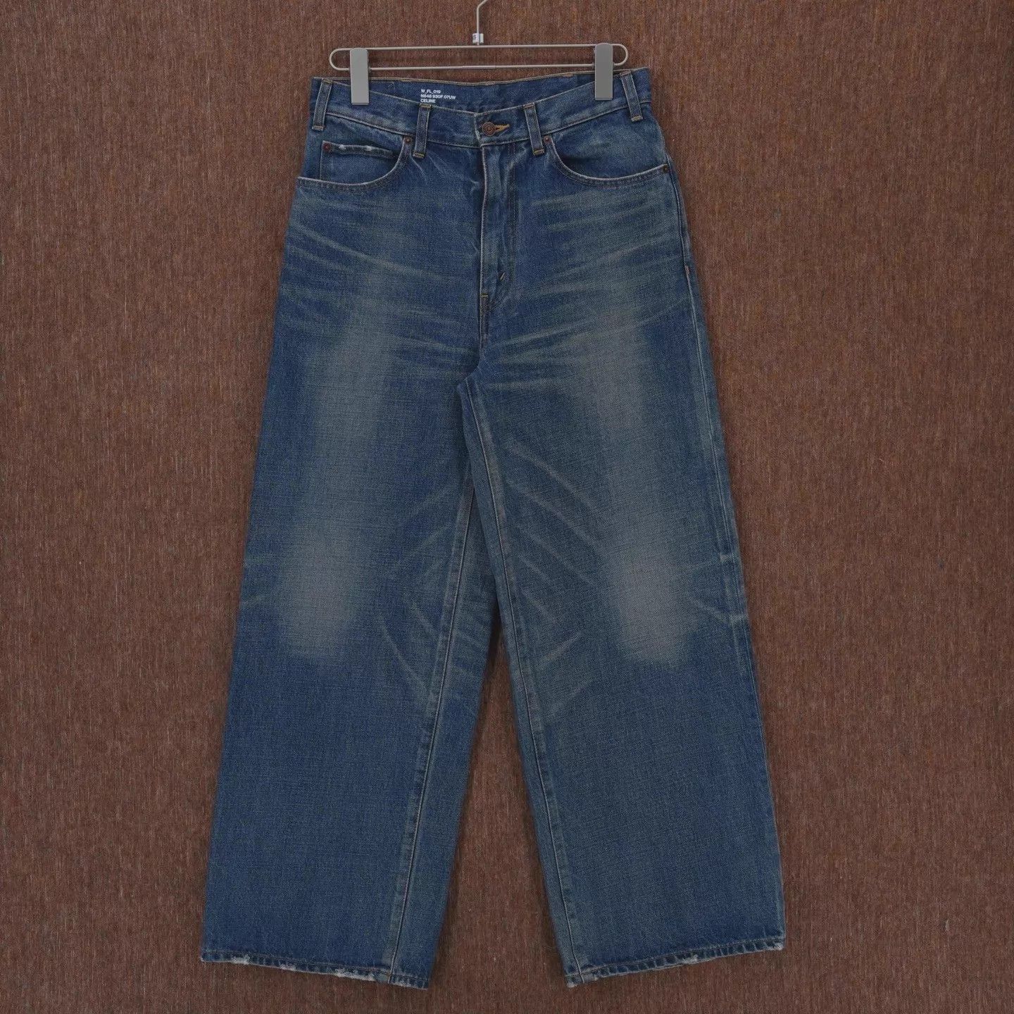 Celine Celine Classic Wide-Leg Washed Jeans 31 99 Size 31" - 1 Thumbnail