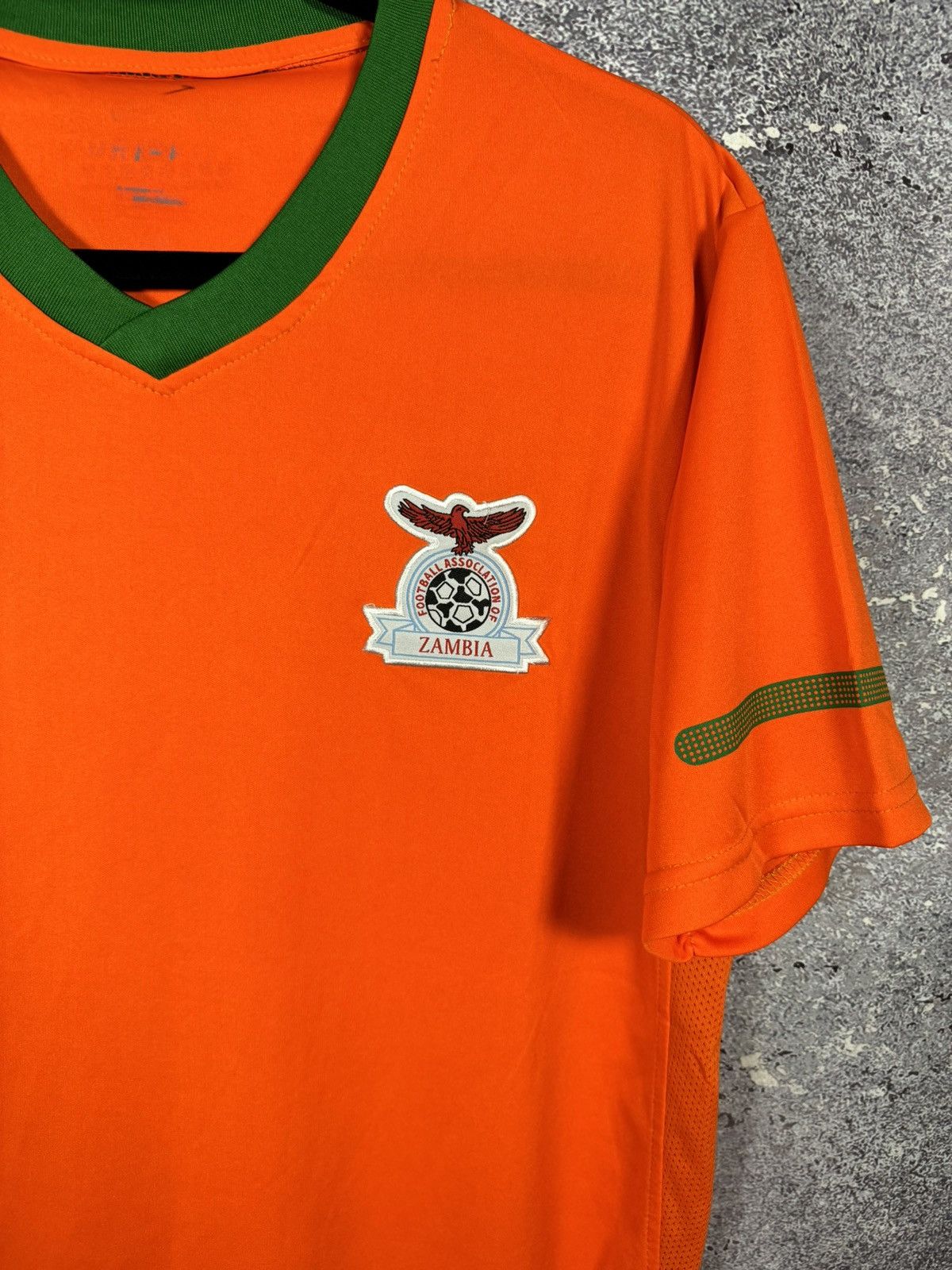 Nike × Vintage Vintage Zambia 2011 Nike Fan Soccer Jersey Blokcore Medium Size US M / EU 48-50 / 2 - 3 Thumbnail