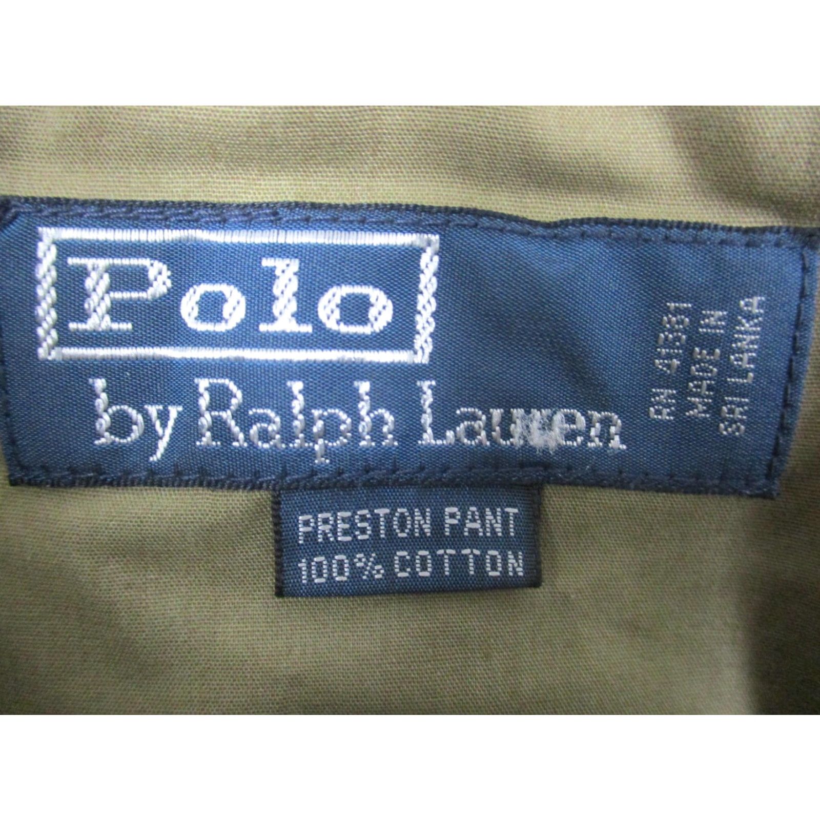 Polo Ralph Lauren Polo Ralph Lauren Pants Mens 38x30 Corduroy Preston Brown 100% Cotton Wide Wale Straight Front Zip Pockets Mens Size US M / EU 48-50 / 2 - 7 Thumbnail