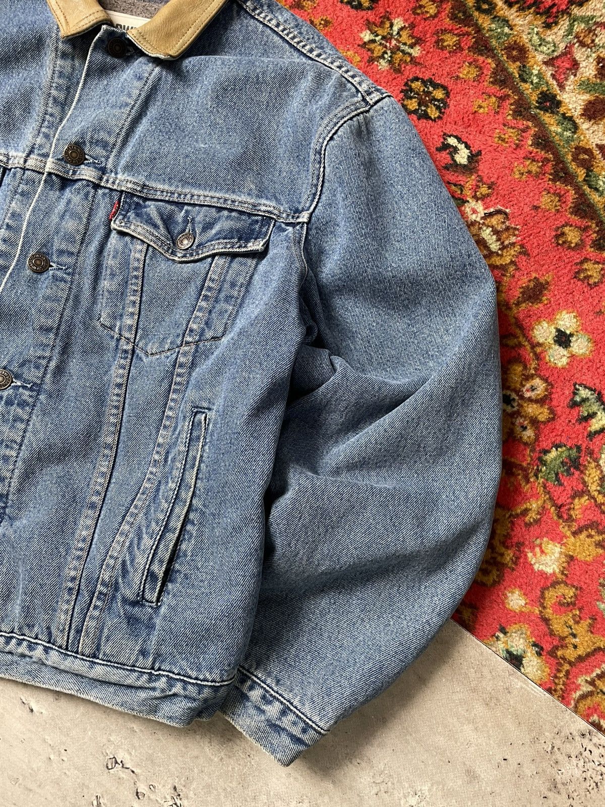Levi's Levis vintage trucker denim jacket UsA Americana style Size US M / EU 48-50 / 2 - 3 Thumbnail