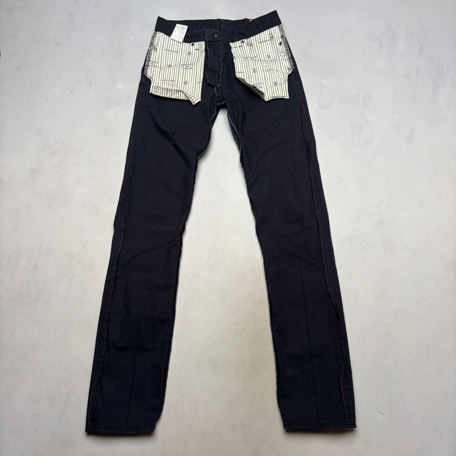 Japan Blue Jeans Japan Blue Jeans JB0452 Tapered Selvedge Jeans 30x35 (28x34) Size US 28 / EU 44 - 3 Thumbnail