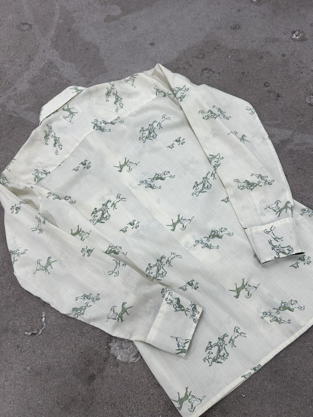 Vintage Vintage 70s Kmart Hippy Button down AOP Size US M / EU 48-50 / 2 - 4 Thumbnail