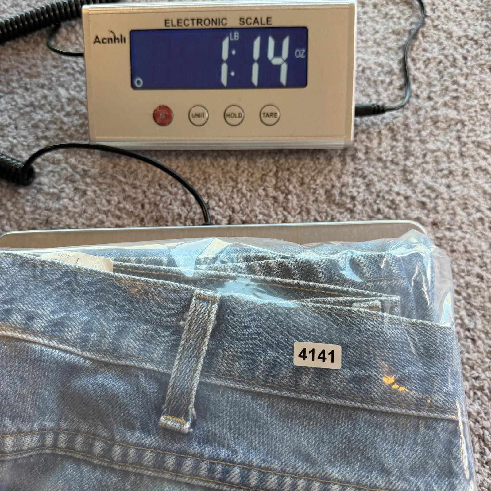 Carhartt Carhartt B146 DST Relaxed Fit Denim Jeans 40x30 Light Wash Size US 40 / EU 56 - 9 Thumbnail